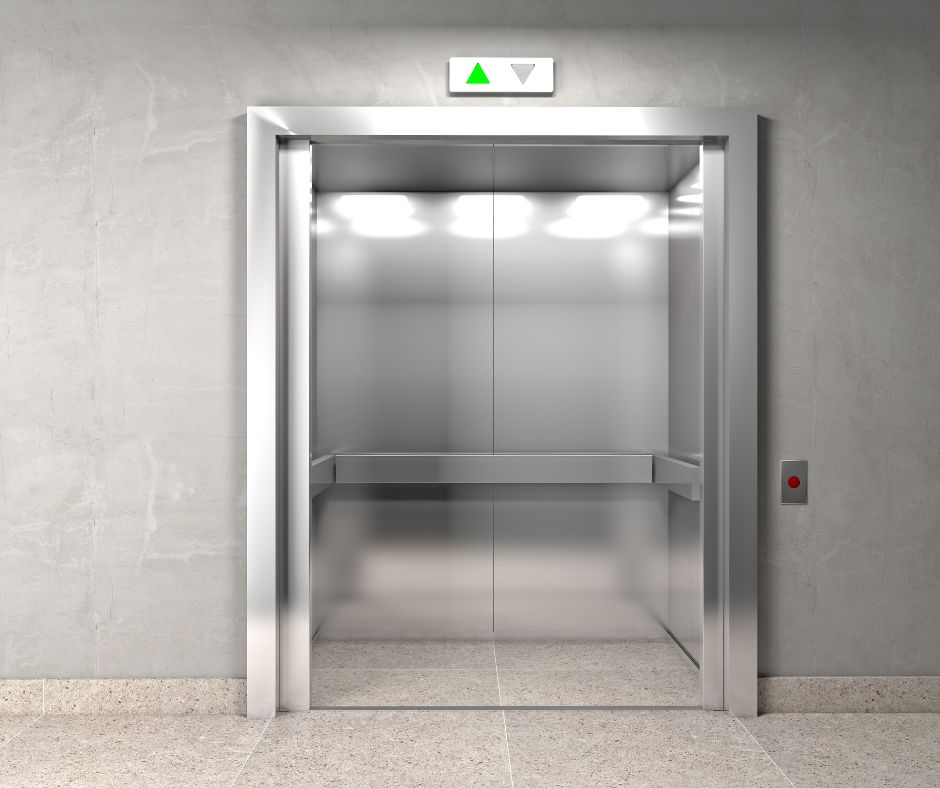 An image of an elevator